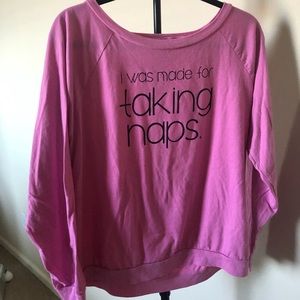 Long sleeve pajama top